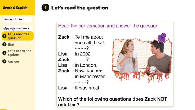 Beyond English 6 Test Book Test 1269222 Soru 7