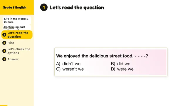 Beyond English 6 Test Book Test 1269225 Soru 12