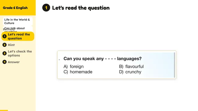 Beyond English 6 Test Book Test 1269225 Soru 4