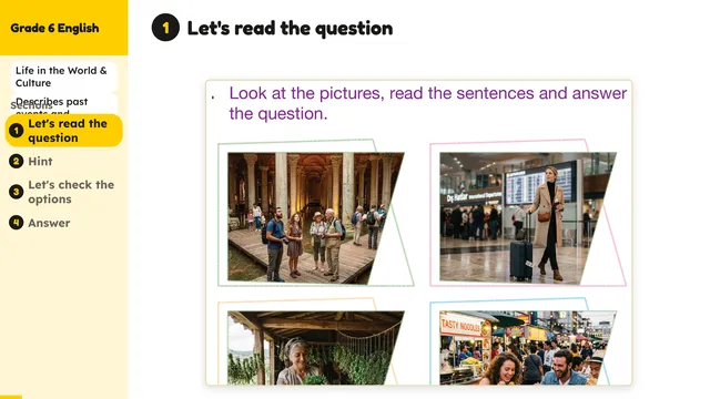 Beyond English 6 Test Book Test 1269226 Soru 3