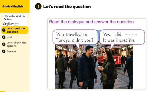 Beyond English 6 Test Book Test 1269227 Soru 8