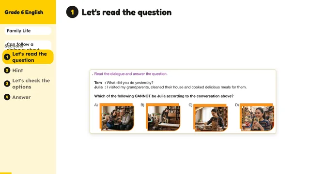 Beyond English 6 Test Book Test 1269229 Soru 10