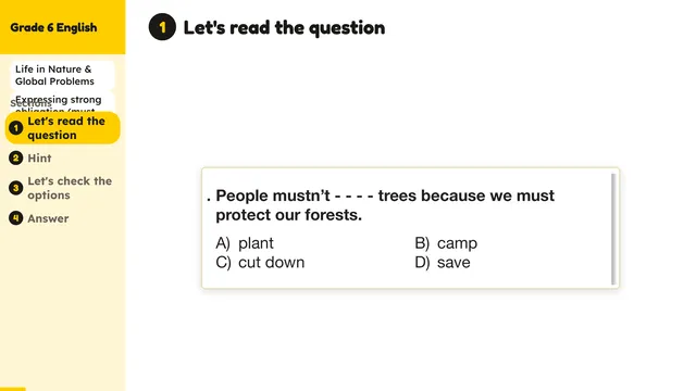 Beyond English 6 Test Book Test 1269231 Soru 10