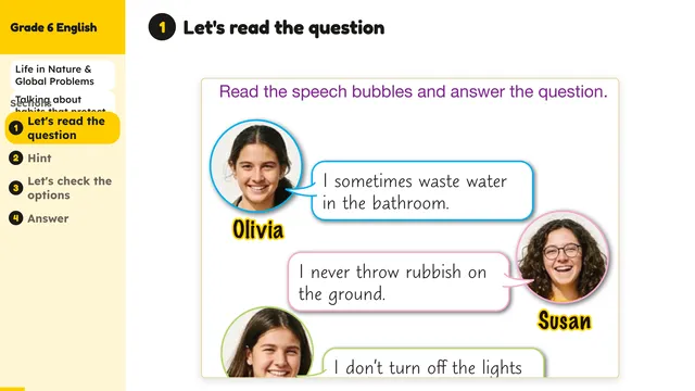 Beyond English 6 Test Book Test 1269233 Soru 2