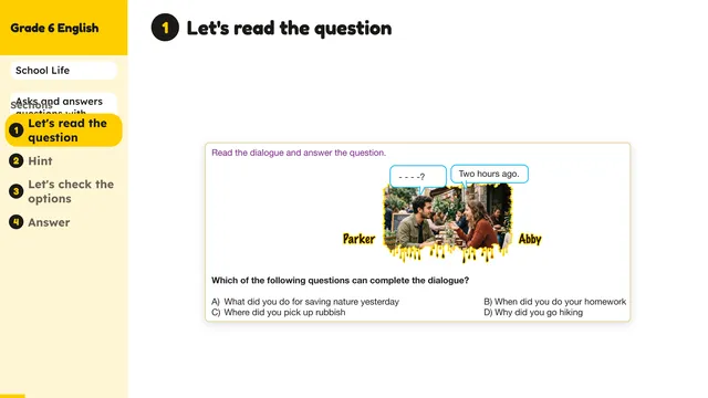 Beyond English 6 Test Book Test 1269233 Soru 8