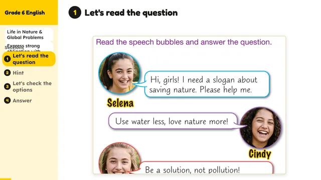 Beyond English 6 Test Book Test 1269234 Soru 1