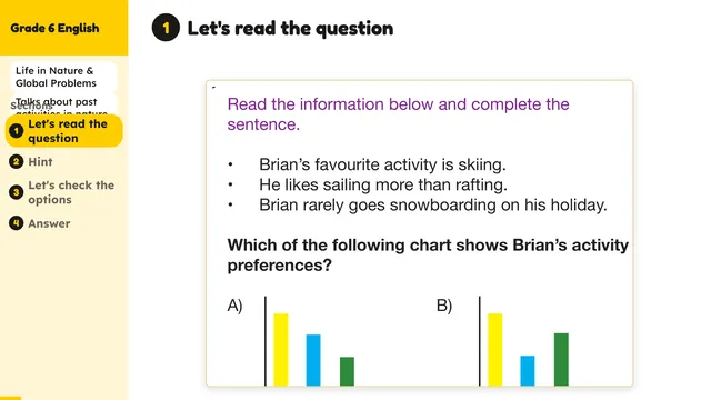 Beyond English 6 Test Book Test 1269234 Soru 7