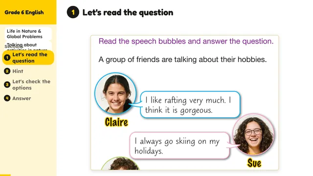 Beyond English 6 Test Book Test 1269235 Soru 9