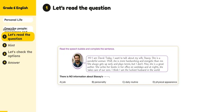 Beyond English 6 Test Book Test 1269236 Soru 10