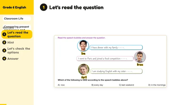 Beyond English 6 Test Book Test 1269236 Soru 3