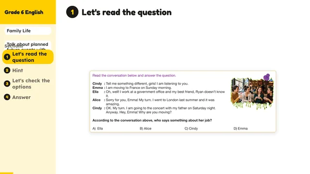 Beyond English 6 Test Book Test 1269236 Soru 8