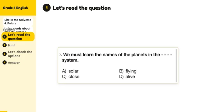 Beyond English 6 Test Book Test 1269237 Soru 10