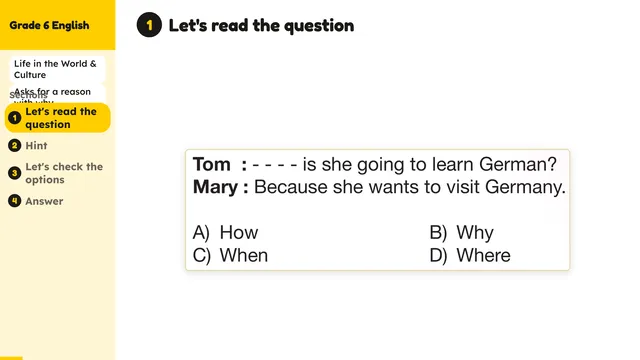 Beyond English 6 Test Book Test 1269237 Soru 15