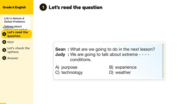 Beyond English 6 Test Book Test 1269237 Soru 4