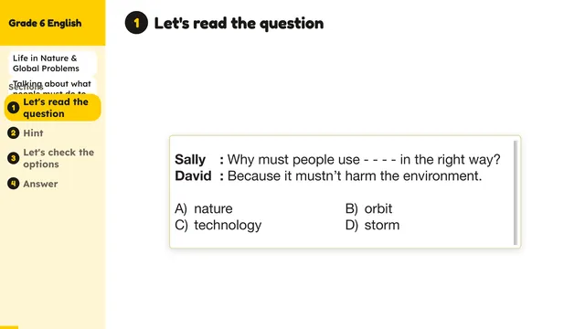 Beyond English 6 Test Book Test 1269237 Soru 9