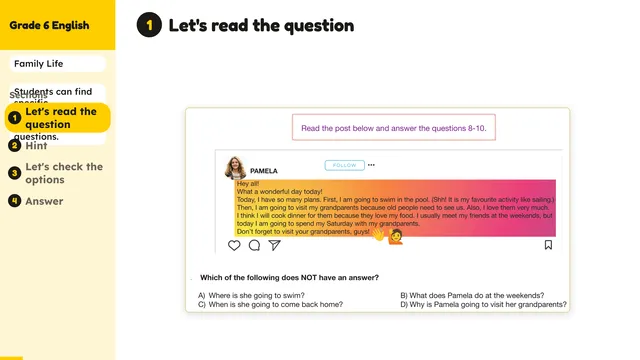 Beyond English 6 Test Book Test 1269239 Soru 9