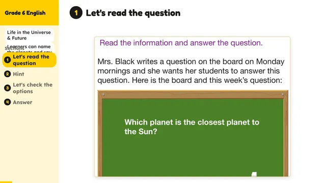 Beyond English 6 Test Book Test 1269240 Soru 2