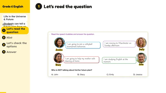 Beyond English 6 Test Book Test 1269243 Soru 5