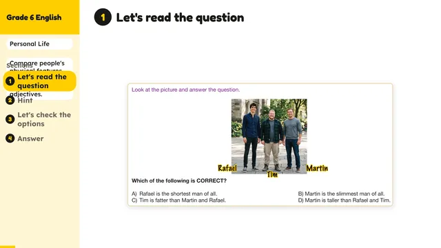 Beyond English 6 Test Book Test 1269243 Soru 6
