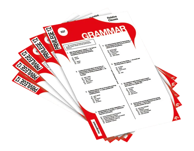Grammar Worksheets - Privilege Grade 12