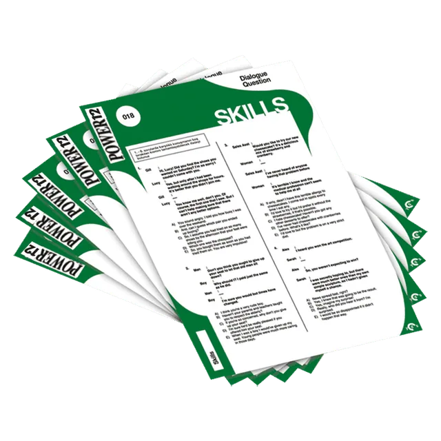 Skills Worksheets - Power Grade 12