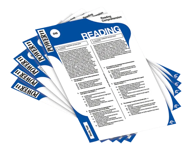 Reading Worksheets - Power Grade 11