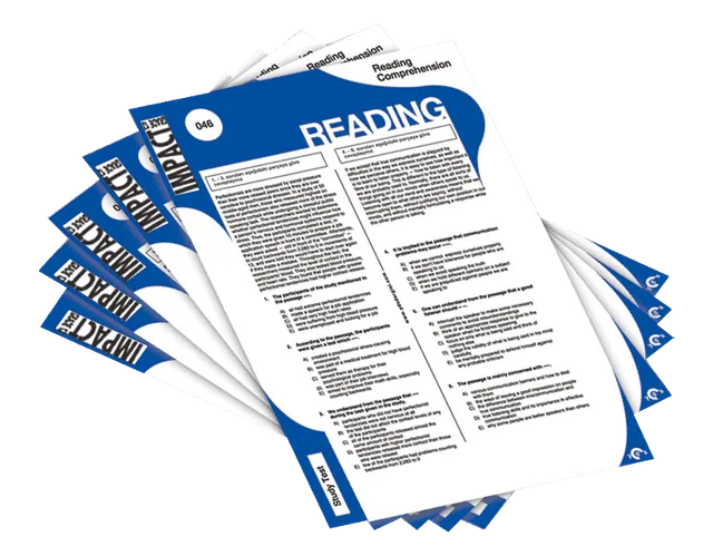 Reading Worksheets - Impact Grade 11