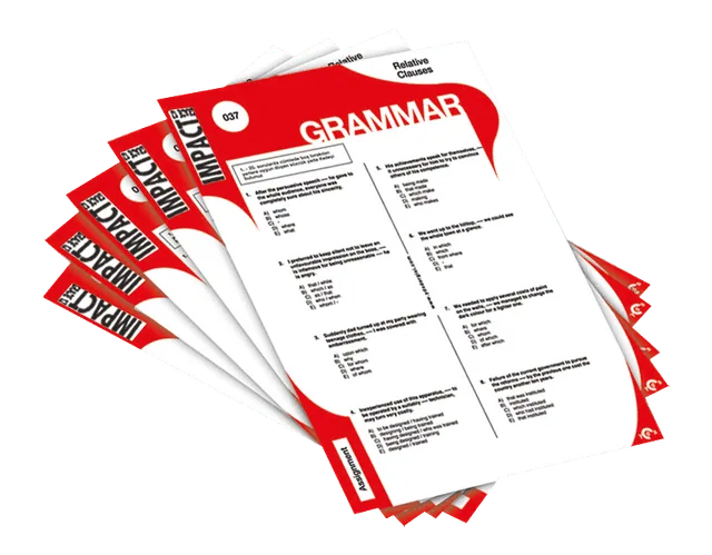 Grammar Worksheets - Impact Grade 12