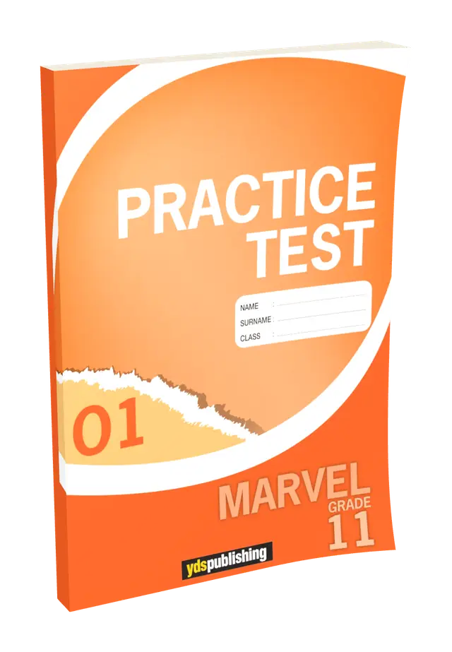 Practice Tests - Marvel Grade 11