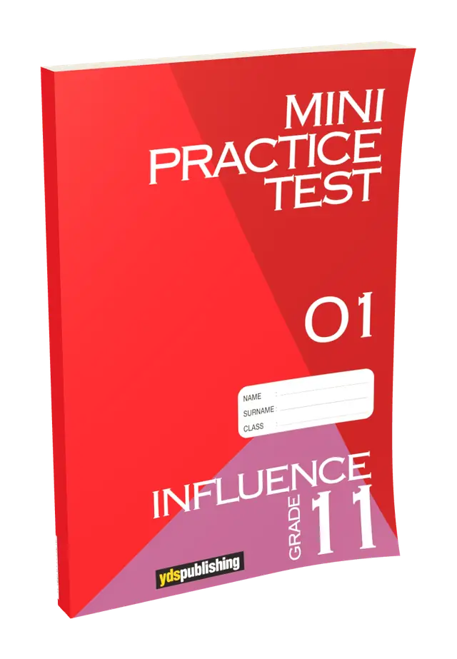 Mini Practice Tests - Influence Grade 11