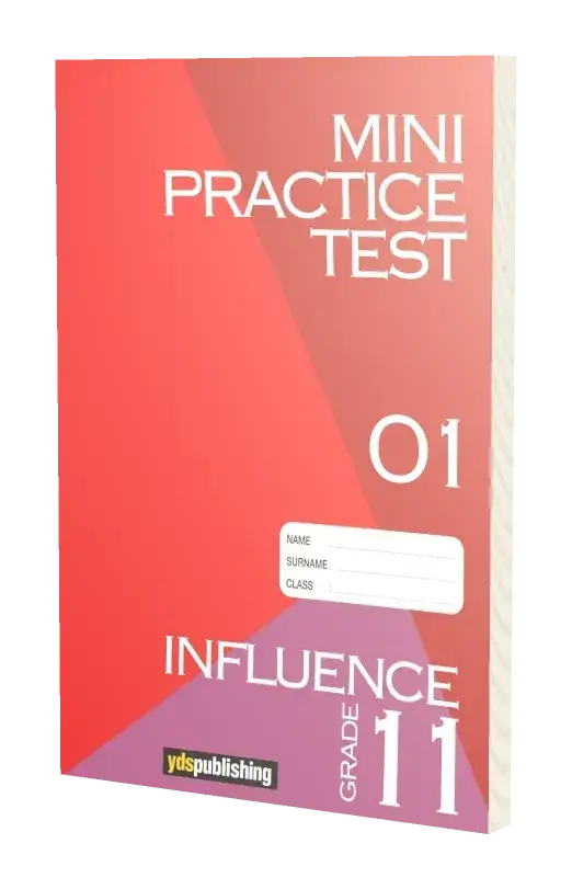 Mini Practice Tests - Influence Grade 11