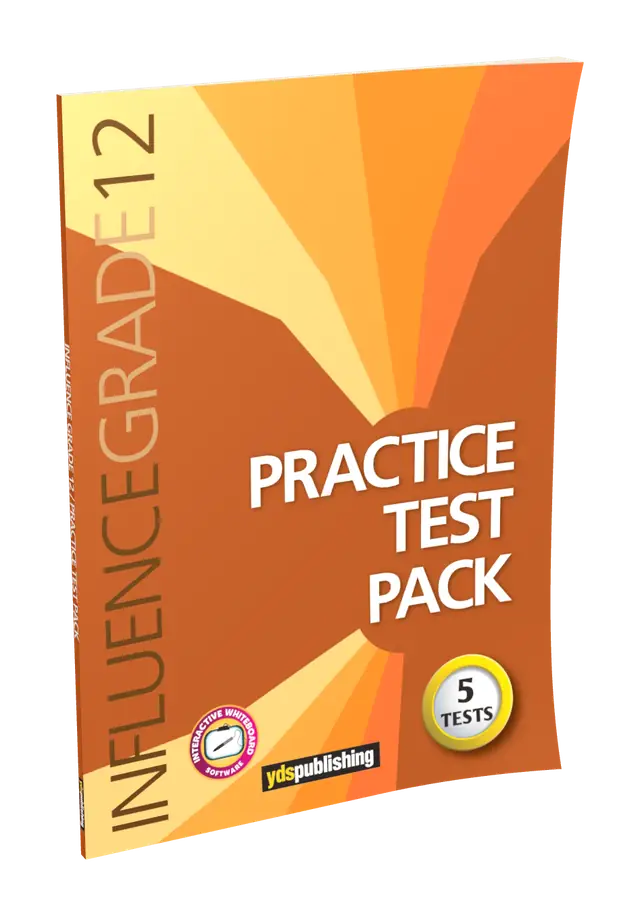 Practice Test Pack - Influence Grade 12