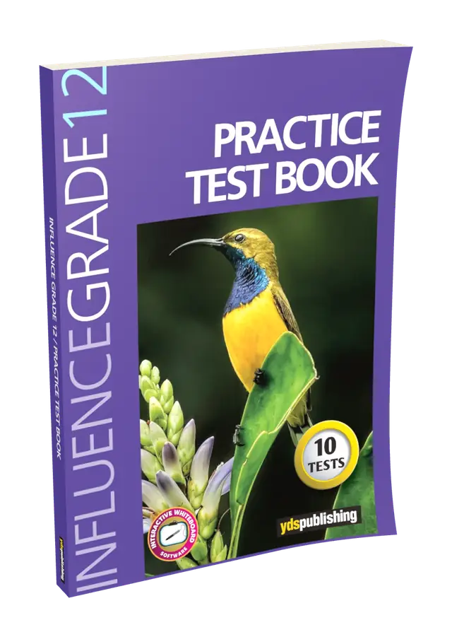 Practice Test Book - Influence Grade 12