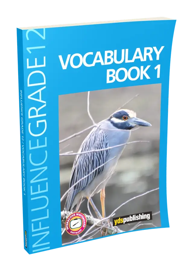 Vocabulary Book 1 - Influence Grade 12