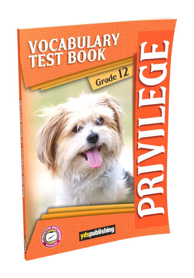 Vocabulary Test Book - Privilege Grade 12
