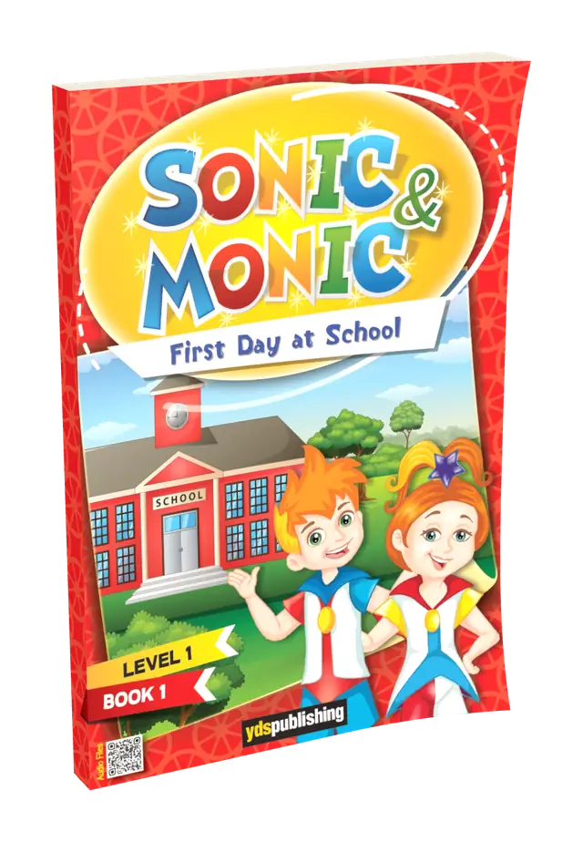 Sonic & Monic Level 1 Book 1 First Day at School