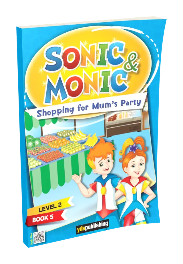 Sonic&Monic Level 2 Book 5 Shopping for Mum's Party